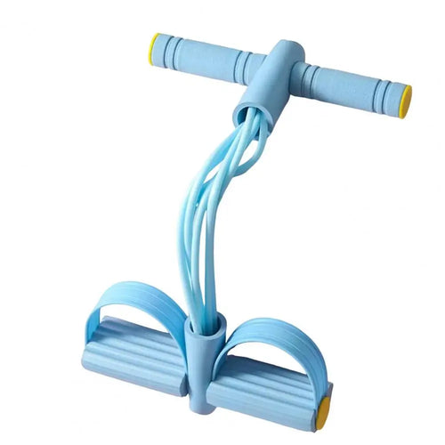 6-Tube Pedal Resistance Band Tension Rope Elastic Yoga Pedal Puller Body Stretching Trainer Home Gym Workout Equipment