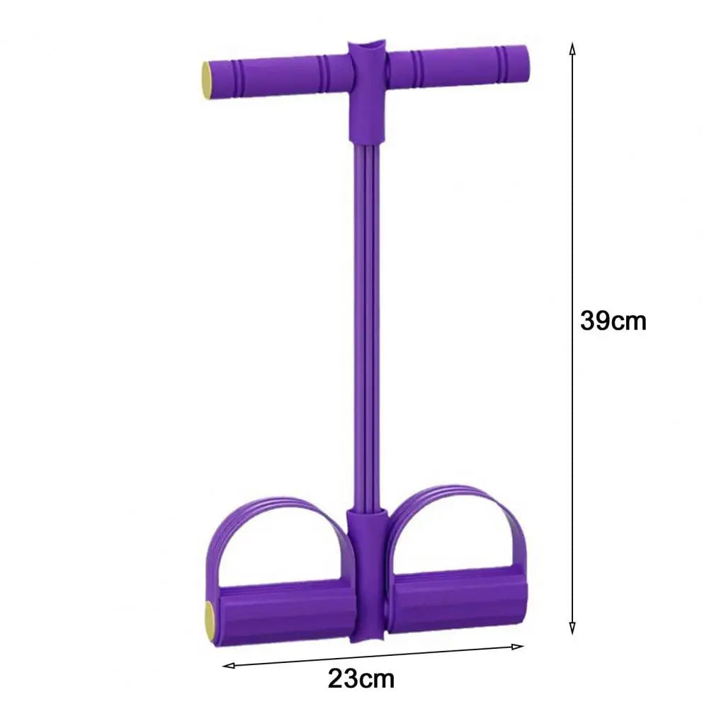 6-Tube Pedal Resistance Band Tension Rope Elastic Yoga Pedal Puller Body Stretching Trainer Home Gym Workout Equipment