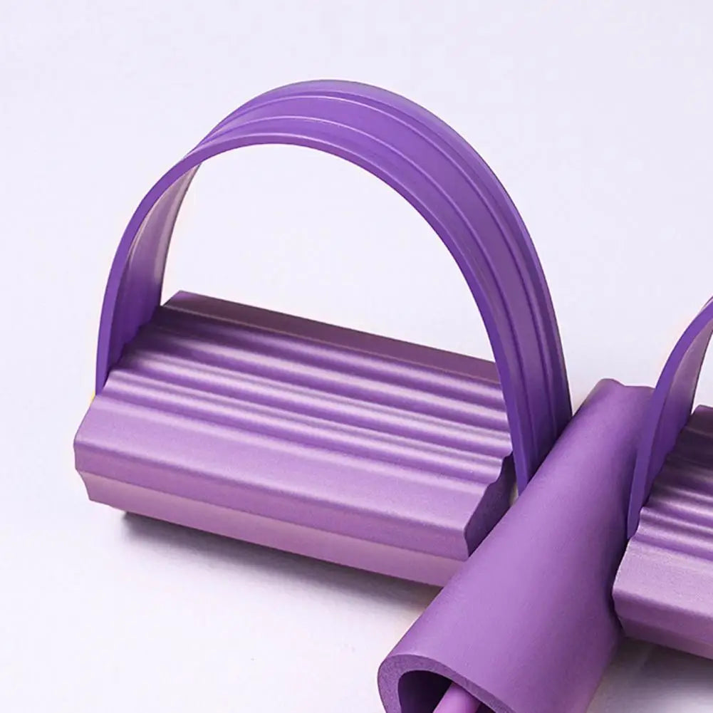 6-Tube Pedal Resistance Band Tension Rope Elastic Yoga Pedal Puller Body Stretching Trainer Home Gym Workout Equipment